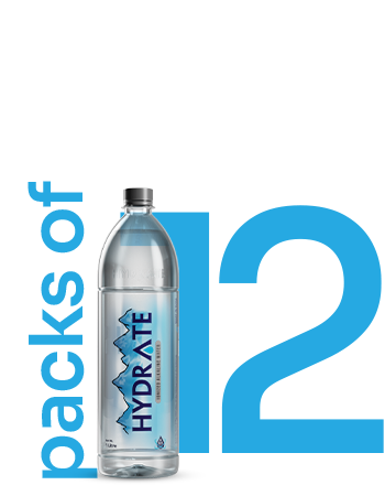 Pack of 12 Hydrate 1L Bottles